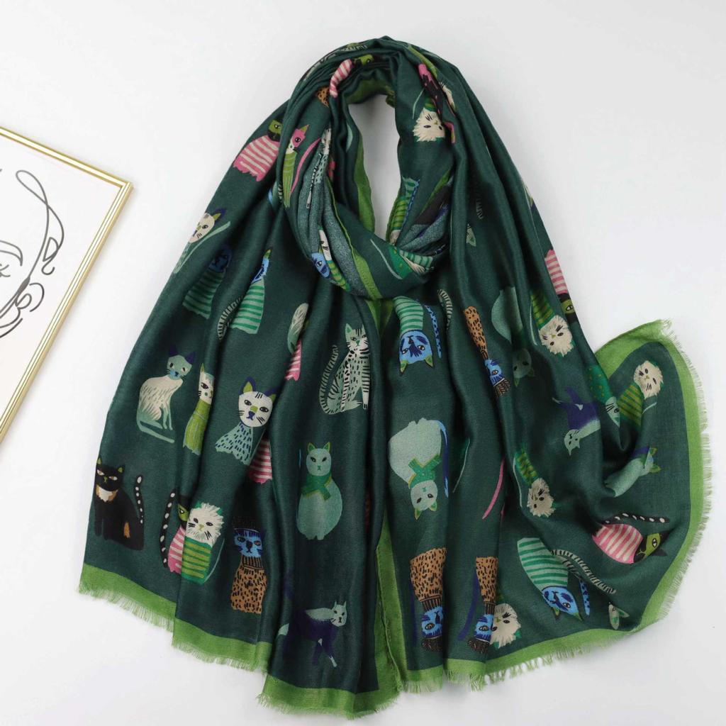 2024 Весна и Осень Зима Новый Хлопок И Конопля Длинный Тонкий Шарф Путешествия Универсальный Солнцезащитный Теплый Шаль Для Женщин