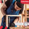 KOTARBAU® Carpenter's Angle Construction Connector Stainless Steel Galvanized 60 X 60 X 20 MM Set of 100 PCS