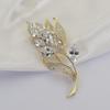 Wheat Ear Alloy Brooch, High-End Sense Niche High-End Corsage Batch, Anti-Light, High-End Coat Suit Pin