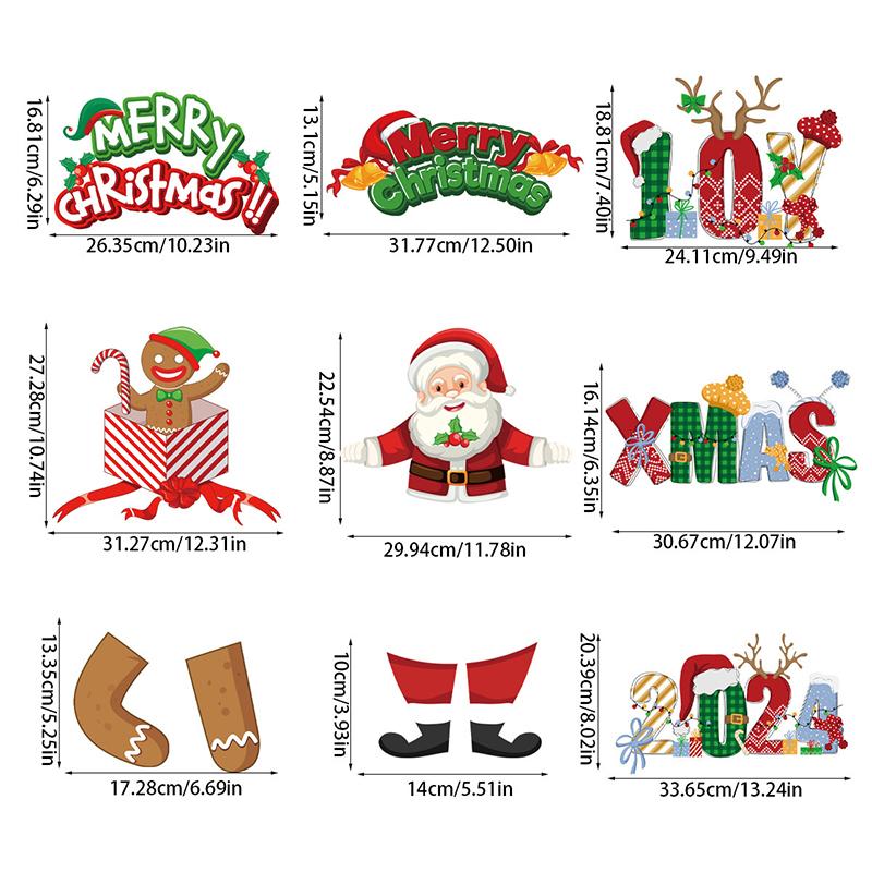 Merry Christmas Hanging Decorations Europe Pendant The United States Christmas New Party Decorative Door Hanging