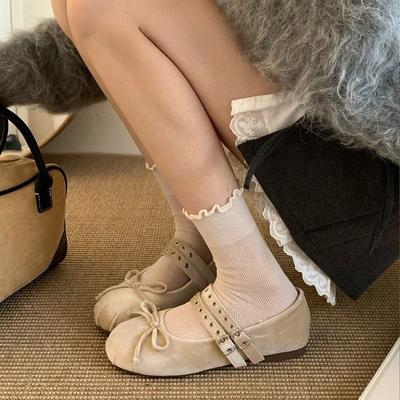 Модная коллекция Soft Base ~ Нежный серый оттенок Evening Breeze с туфлями Мэри Джейн, женские балетки-лодочки на весну и осень