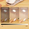 1PC Rechargeable Night Light Adjustable Reading Light Bedroom Clip-Type For Bedside Student Dormitory