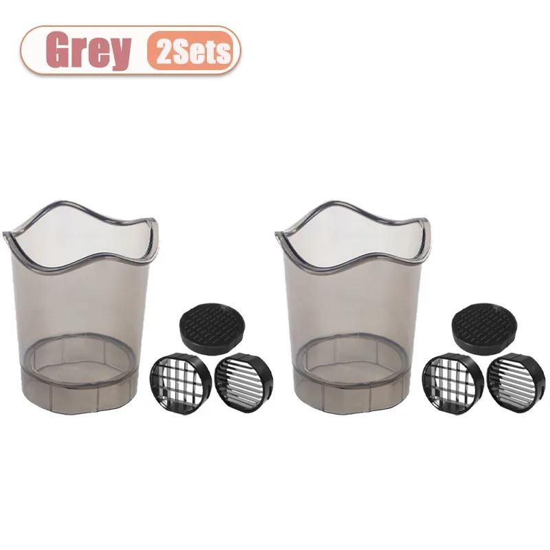 Чашки для нарезки из нержавеющей стали с толкателем, быстрая овощерезка для фруктов и овощей, быстрая готовка салата, кухонные инструменты для нарезки