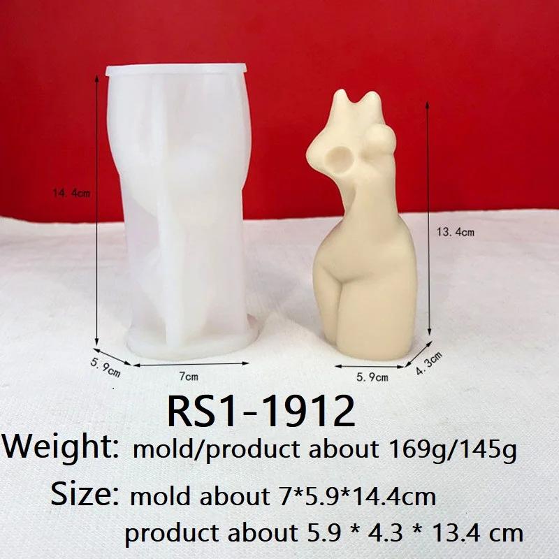 Новая форма для свечи в виде женского торса, силиконовая форма для DIY, простая абстрактная форма для искусства человеческого тела, украшение, силиконовая форма для смолы, гипсовая форма, форма для мыла
