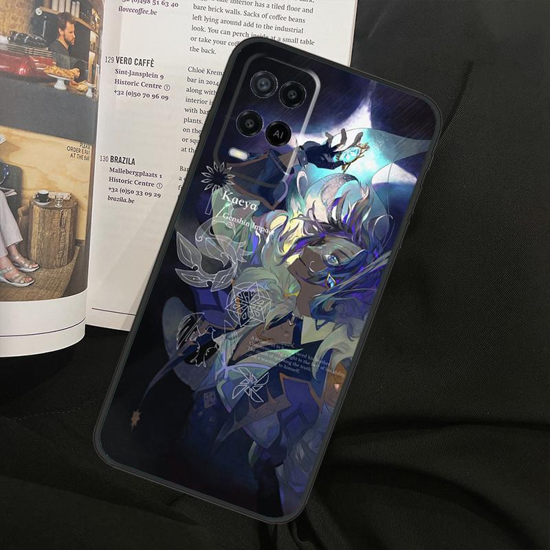 Чехол для телефона Genshin Impact Каэя для Oppo A74 A94 A54 A18 A38 A58 A78 A98 A40 A60 A80 A16 A76 A96 A15 A57S A17 A77