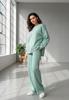 Elegancki Dres Damski - Komplet Bluza I Spodnie - Miętowy M1250 R. S