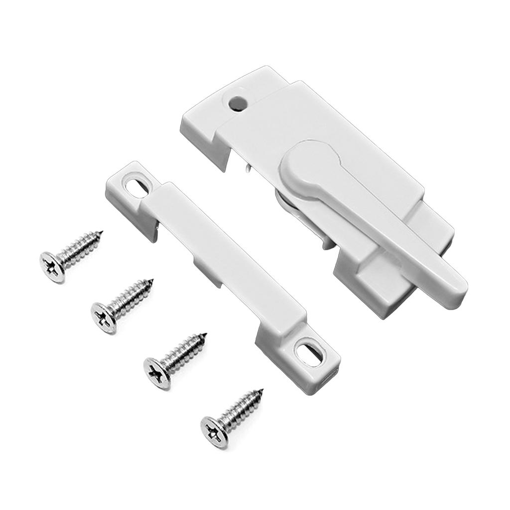 Crescent Lock with Screws Zinc Alloy Sash Lock Sliding Window Latch Fittings for Vertical and Horizontal Sliding Window