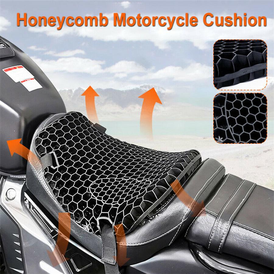 3D Гель Универсальная Сотовая Мотоциклетная Подушка Снятие Ударов Массаж Амортизация Бр