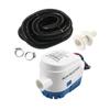 Submersible Motorized Pump High Capacity 1100GPH Bilge Pump 12V Water Pump Durable Suitable for Houseboats & Seaplanes