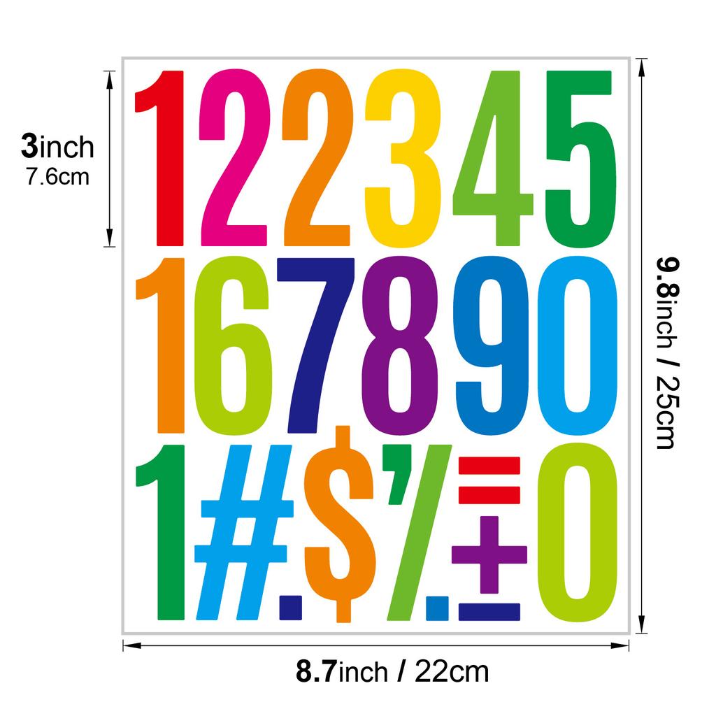 3-дюймовая наклейка с буквой сделай сам английская декоративная почтовый ящик автомобиль флаг для дергания водонепроницаемая креативная цифровая наклейка с буквой