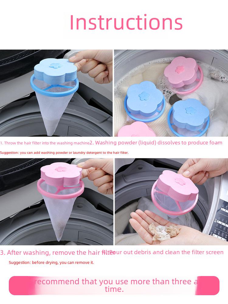 Фильтр-мешок для удаления волос для стиральных машин