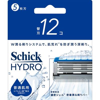 Лезвия для бритья Hydro Normal Skin, 12 шт., стильный дизайн