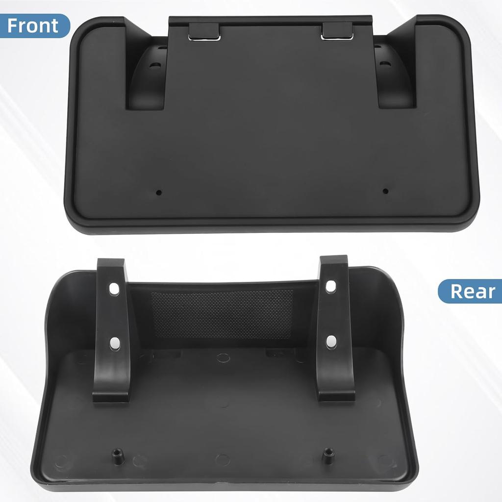 Replacement For Front Bumper License Plate Frame Bracket 1999-2004 Ford F250 F350 F450 F550 Super Duty 2000-2004 Ford Excursion F81Z-17A385-AA