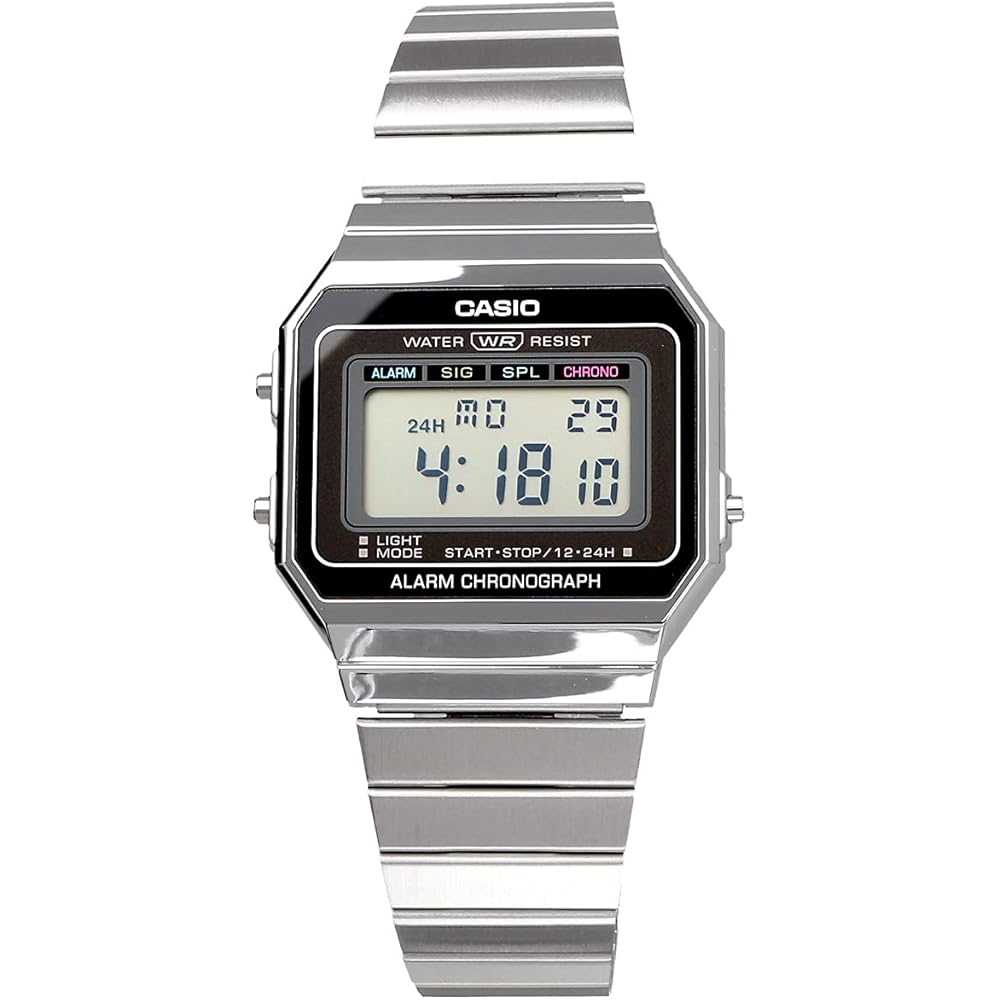 Casio A700W-1A Digital Watch Standard Black Unisex Kids Original Box
