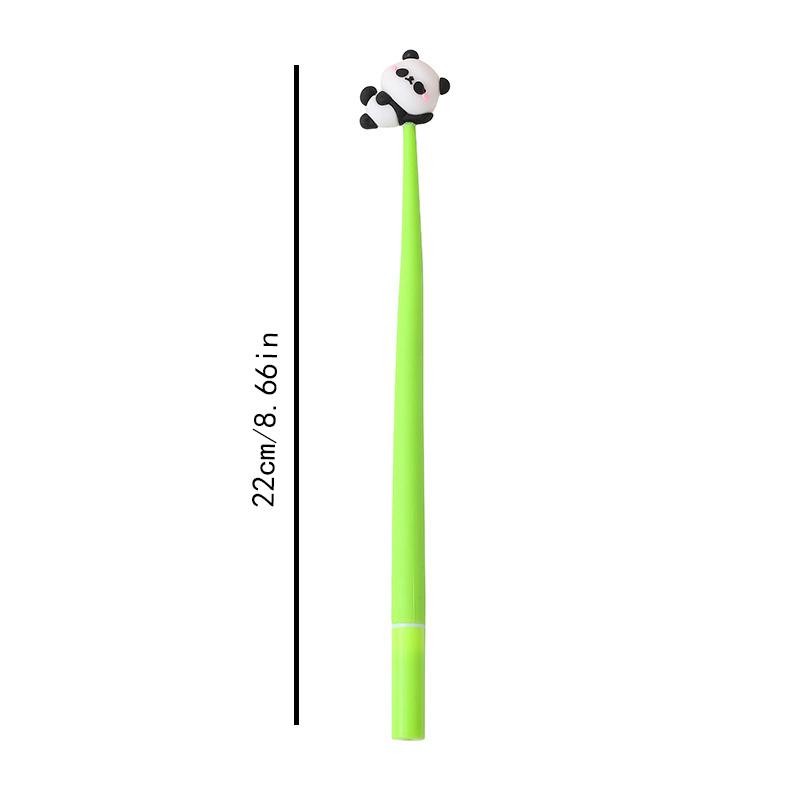 Возвращение в школу, 48 шт., 0,5 мм, мультяшная мягкая резиновая панда, трясущаяся музыкальная нейтральная ручка, трясущаяся ручка, призовая ручка для учеников, подарочная ручка, креативная канцелярия