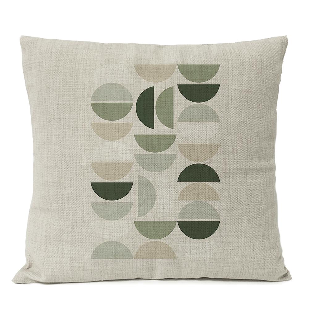 Бохо Геометрические Листья Цветочный Наволочка Домашний Декор Луна Солнце Цветы Лен Наволочка Декорация Диванная Наволочка