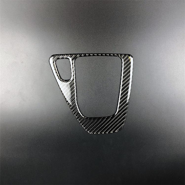For Bmw E90 E92 Interior Trim Carbon Fiber Gear Shift Control Panel Cover Sticker LHD RHD Car Styling 3 Series Auto Accessories