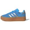 Женские кроссовки Gazelle Bold Blue Burst Silver Metallic Aurora-Ink JI0327