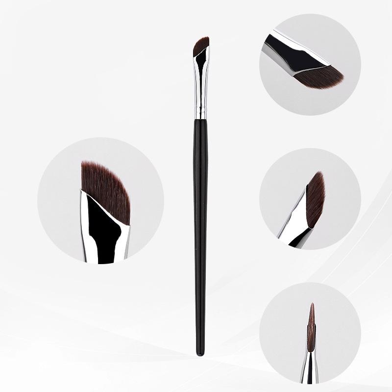 6PC Upgrade Blade Eyeliner Brush Ultra Thin Fine Angle Flat Eyebrow Brush Below The Eyelid Liner Contour Detail Makeup Brush Kit