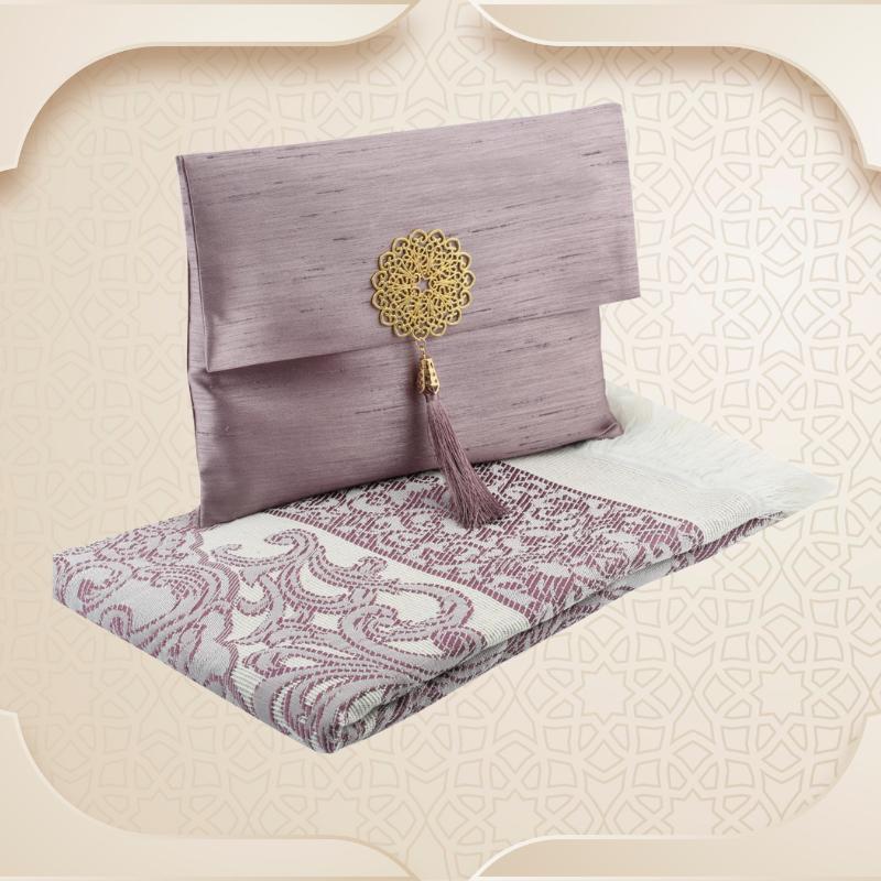 Мусульманский молитвенный коврик с тасбихом и переносной сумкой, мягкий коврик, исламский подарочный набор, турецкий саджад для Рамадана, Ид, Хаджа, путешествия, молитвы