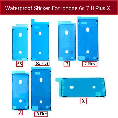 Водостойкая клейкая лента-наклейка для IPhone 11/11 Pro/6S 7 8 Plus/X наклейка на рамку ЖК-экрана