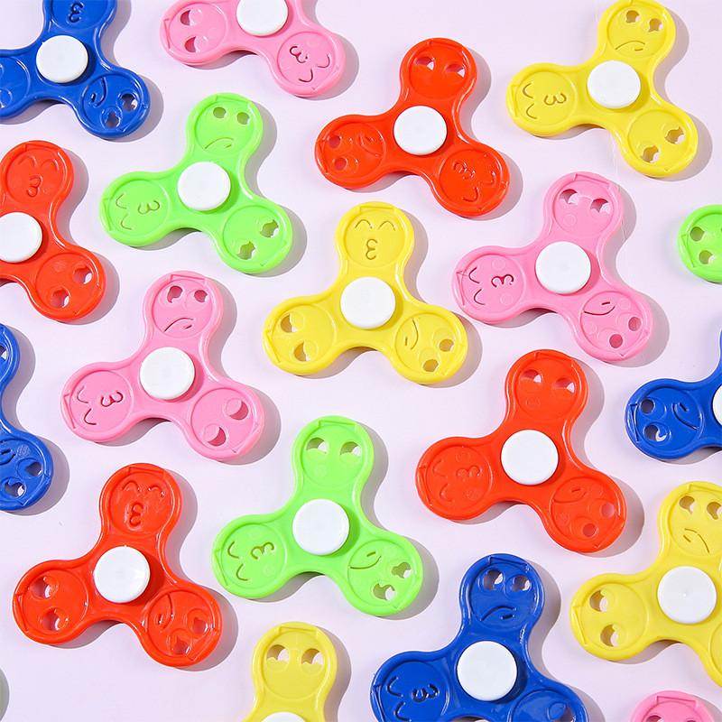 Creative Expression Bearingless Plastic Fingertip Gyroscope Children Toy For Stress Relief And Focus