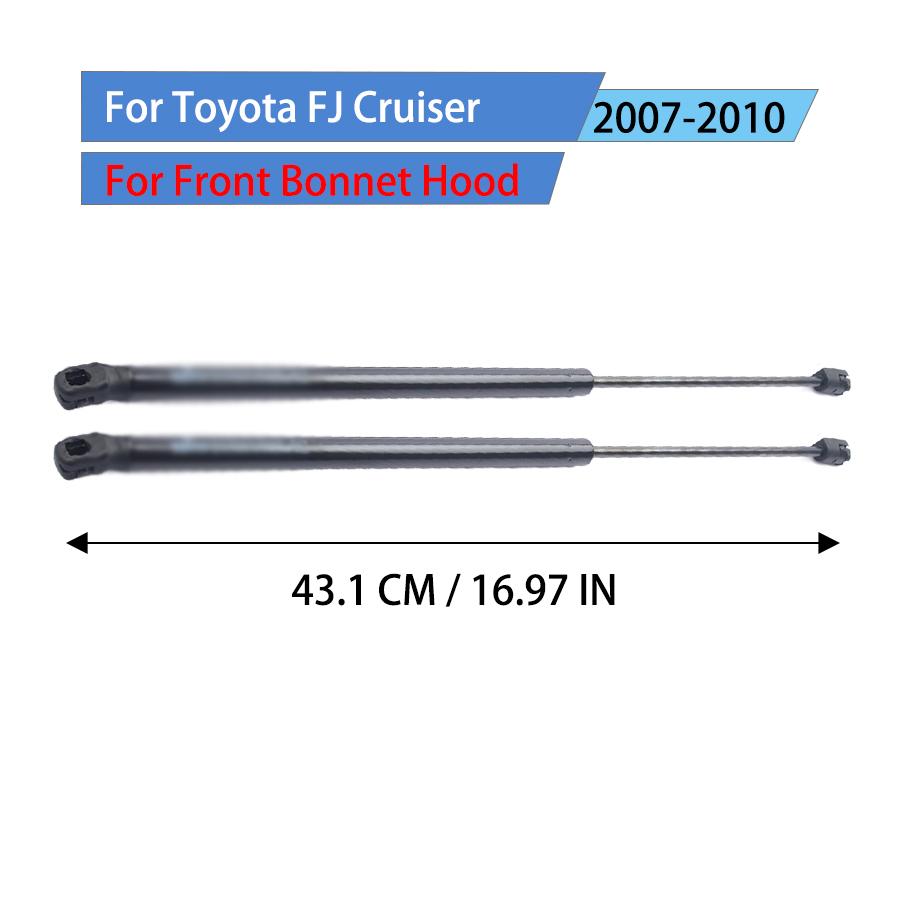 2pcs Front Hood Lift Supports Gas Shock Prop For Toyota FJ Cruiser 2007-2010