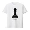 Pawn Chess Piece Board Game Fun Cool T Shirt Vintage Streetwear Stylish Versatile Designer Clothes Soft Comfortable