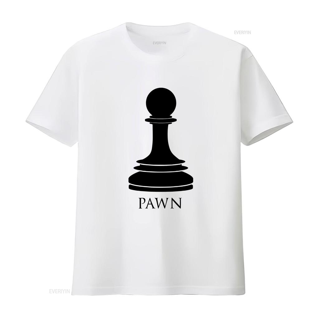 Pawn Chess Piece Board Game Fun Cool T Shirt Vintage Streetwear Stylish Versatile Designer Clothes Soft Comfortable