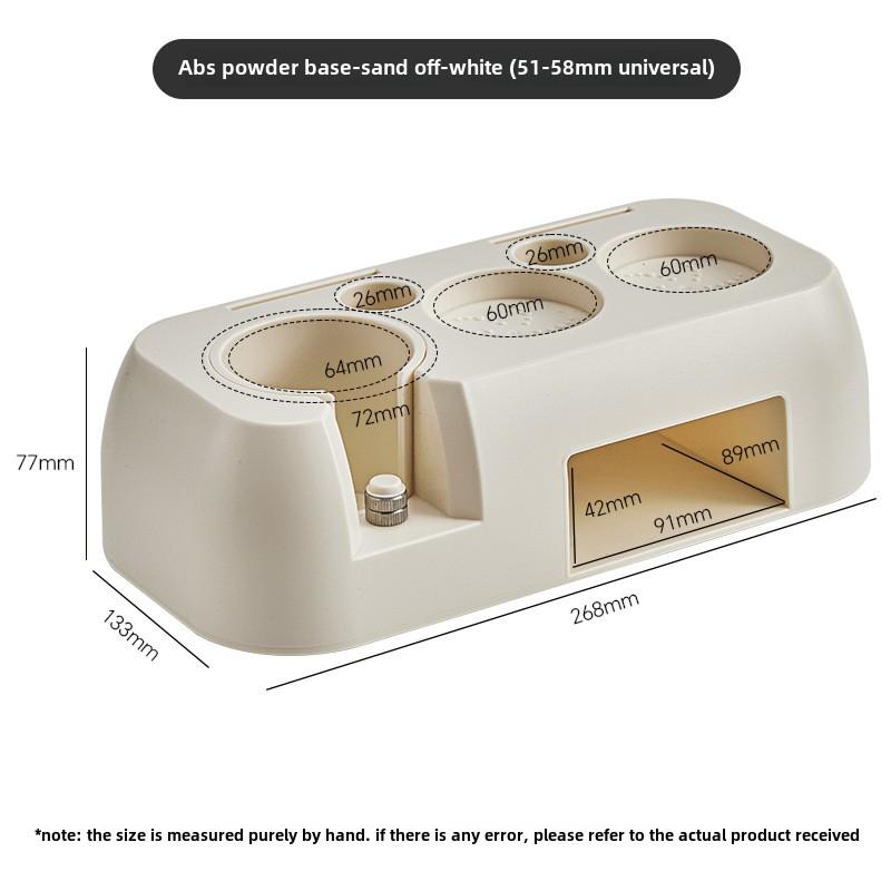 51-58 мм Универсальная подставка для кофе Темперная станция Подставка для хранения кофейного портафильтра Держатель диспенсера Нескользящая основа для темперирования кофе