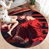 Luffy D Round Area Rug Carpet Rug For Living Room Bedroom Sofa Playroom Decor Nonslip Floor Mat
