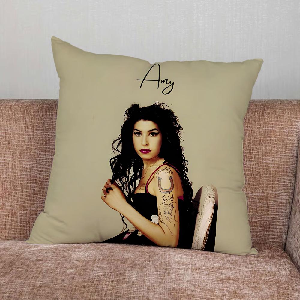 Наволочка для подушки с изображением певицы Amy W-Winehouse Для дома Спальни Автомобиля Офиса Декора Гостиной Подушки на диван Подходящая