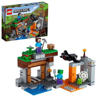 LEGO Игрушка Minecraft Заброшенная шахта Разведка Мальчики Девочки Minecraft Товары Игра Игрушка Развивающая игрушка Подарок на день рождения Подарок LEGO Block 21166 7 лет