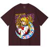 230 г/м² 100% хлопок Sailor Moon V8 Принт Минако Унисекс Тяжелая хлопковая футболка