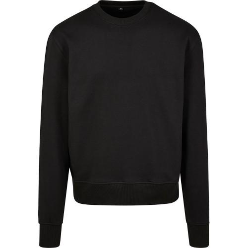 Build Your Brand Mens Premium Crew Neck Oversized Sweatshirt