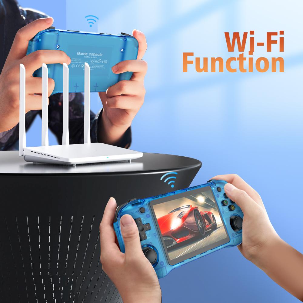 Ретро портативная игровая консоль R46H, система Linux, 4,2-дюймовый IPS портативный портативный, 64 ГБ, видеоигры