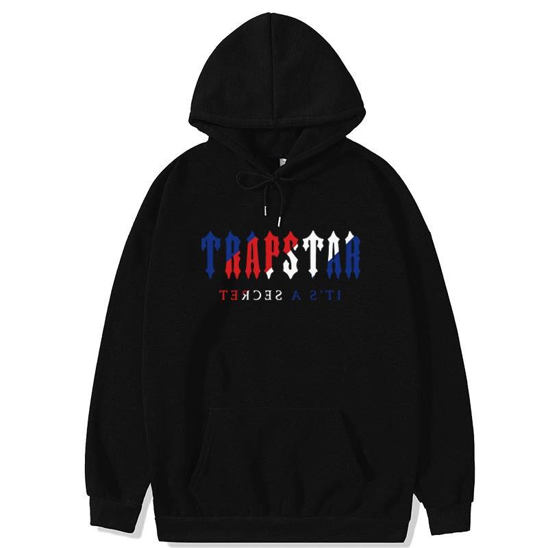 Mens Oversized Hooded Fleece Sweatshirt Set With Graphic Print - Casual Streetwear Youth