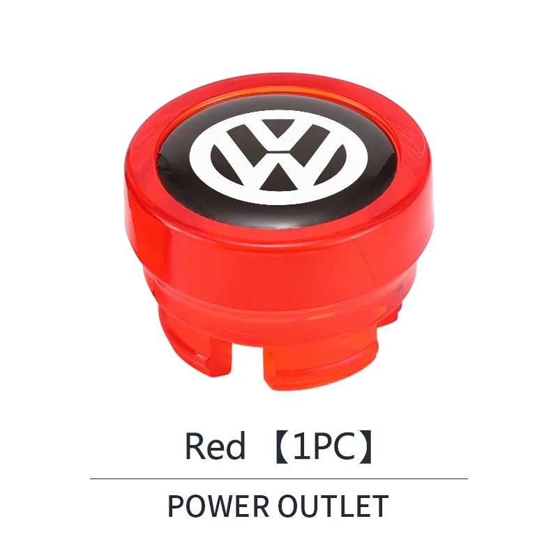 VW Car ABS Cigarette Lighter Dust Cover Dustproof Cap Plug for Volkswagen GOLF 5 Tiguan Polo Golf 6 Golf 7 Jetta Accessories
