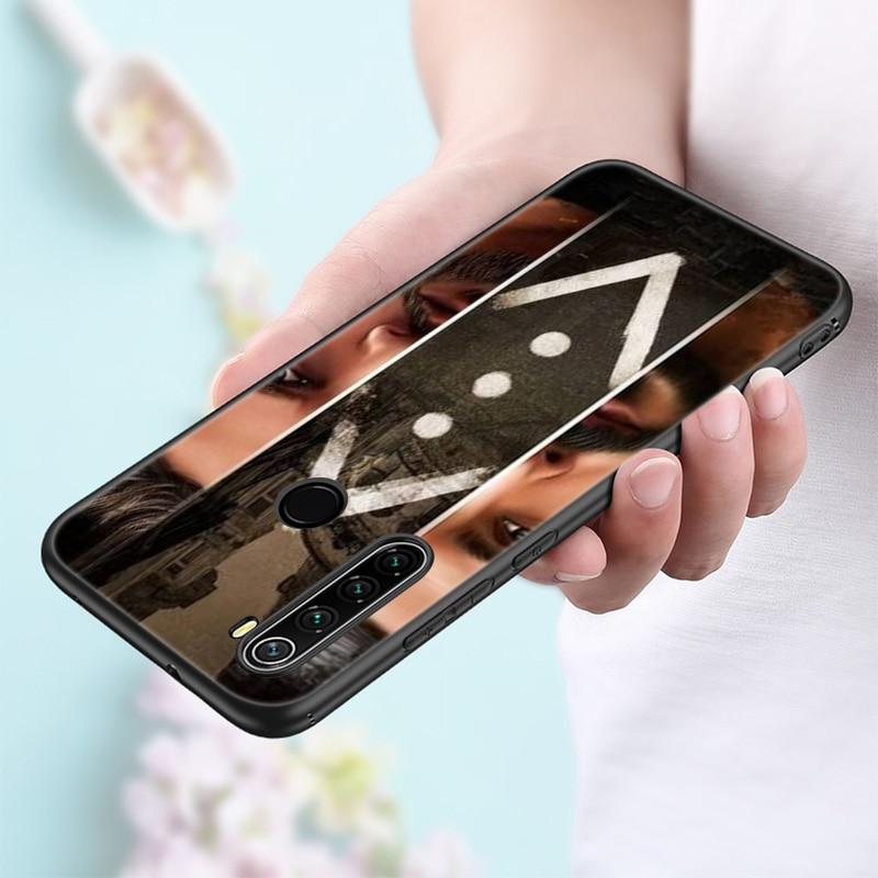 Силиконовый чехол для телефона Cukur Show TV для Xiaomi Redmi Note 11 10 9 8 Pro 11T 10T 10S 9S 8T 9 9A 9C 9T, черный мягкий чехол, чехол