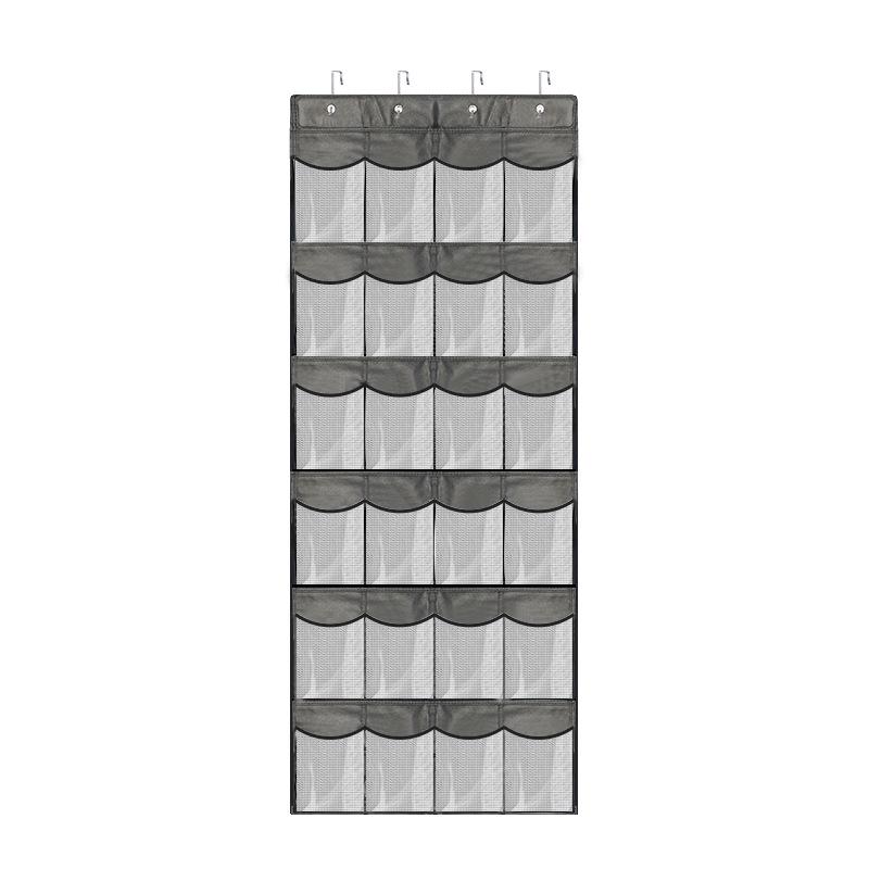 Новая сумка для хранения обуви из тонкой сетки с 24 отделениями и усиленными крючками