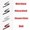 AABKP1 3D New Energy Letters 4 S ABS Letter Rear Tail trunk Decals Emblem Badge Sticker For Porsche 911 992 991 996 997 Macan Taycan