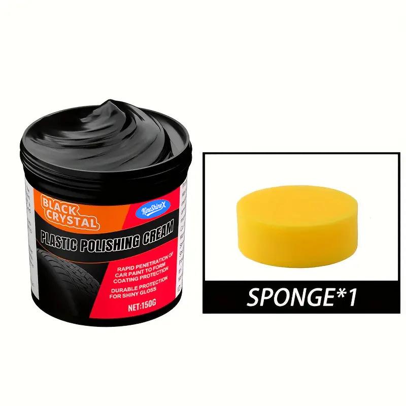 Nano Black Plastic&Rubber Restorer, Interior Trim Wax, Polish & Protectant, Anti-Fade for Car Dash, Bumpers, Door Panels