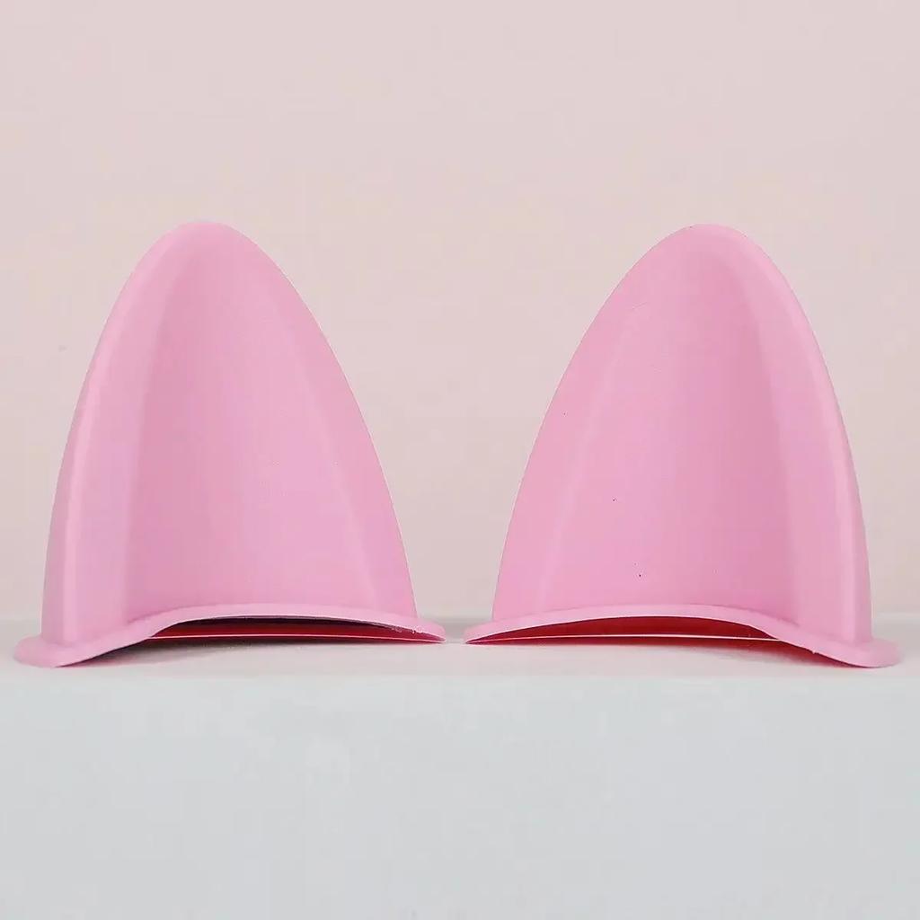 Cute 3D Cat Ears Helmet Decoration Universal Motorcycle Electric Car Helmet Styling Stickers Cycling Helmet Decor Accessories