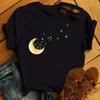 New Moon Butterfly Printed Women Tshirt Funny 90s Ulzzang Short Sleeves T Shirt Fashion Lady Yong Girls Gifts T Shirts