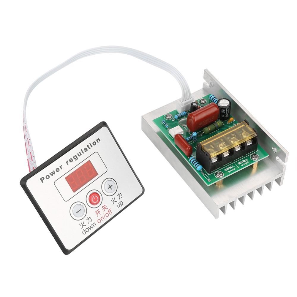 8000W AC220V Speed Controller Regulator Easy Installation High Power SCR Speed Controller Temperature Regulation Digital