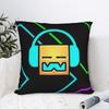 Geometry Dash Наволочка Подушка Чехол для Подушки Декор Дома Y2K Квадратный Разные Размеры
