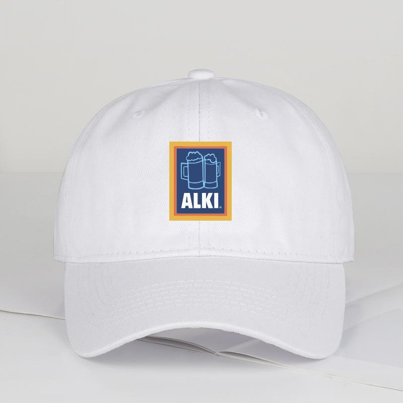 Кепка с принтом пивной кружки Alki, мягкая и удобная, легкая и дышащая, ретро-повседневный американский стиль, модная и уникальная U