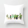 Nordic Style Tropical Plant Cactus Pattern Cushion Cover Sofa Car Office Pillowcase Home Decor