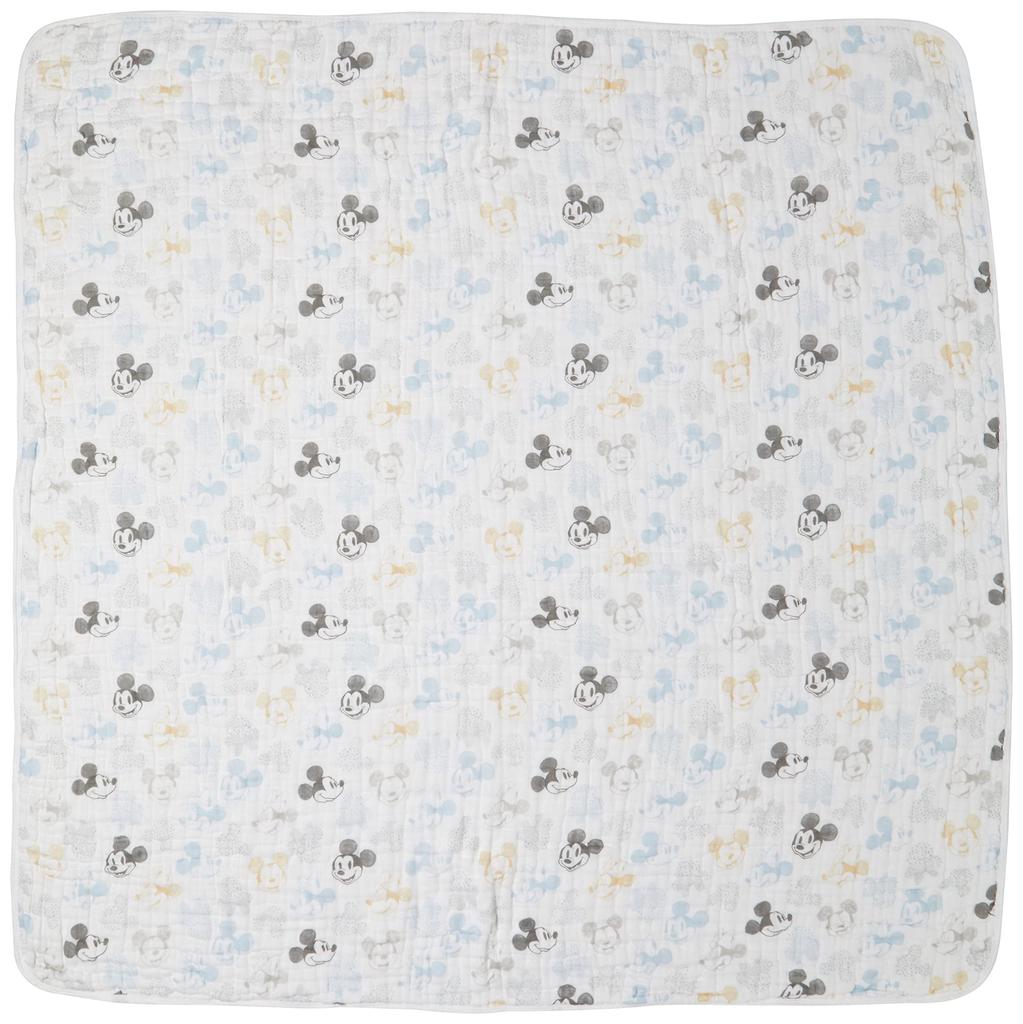 Aden anais Японский оригинал Disney Микки Минни ADBC10013DIJ 120 x 120 см Муслиновый хлопок Классическое одеяло-мечта 1 шт. Детское одеяло Марлевое одеяло Детское