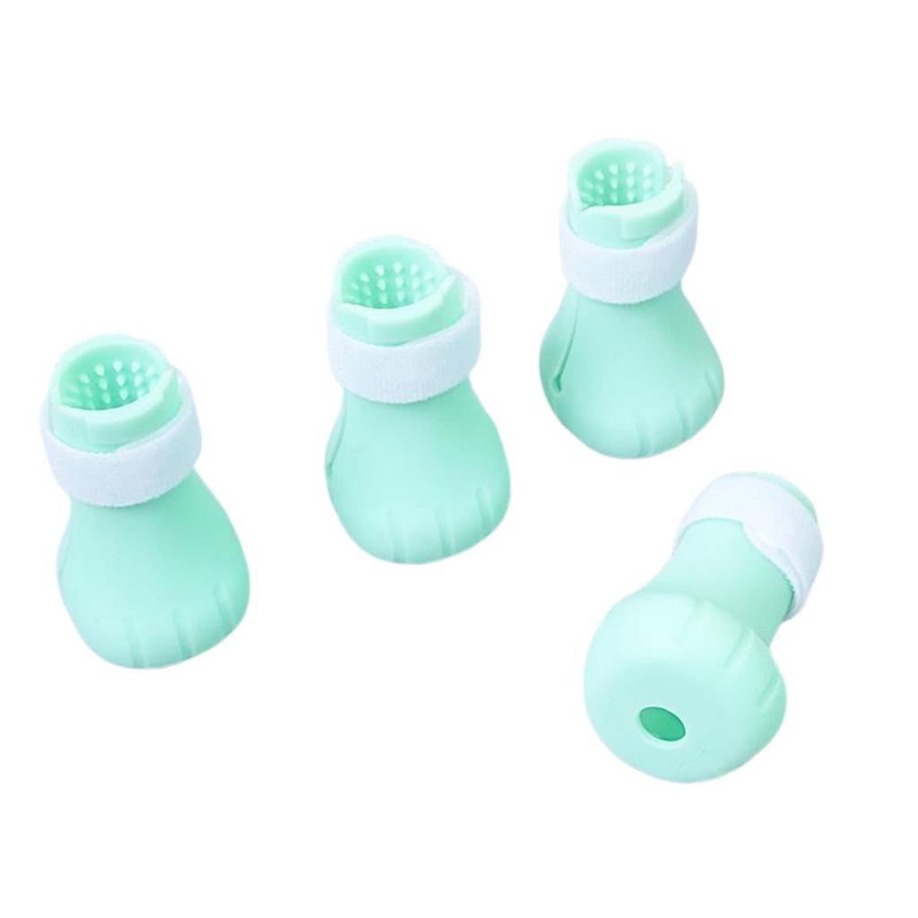 4x cat pet paw Guard for Pets, Anti-Scratch And Silicone Bath